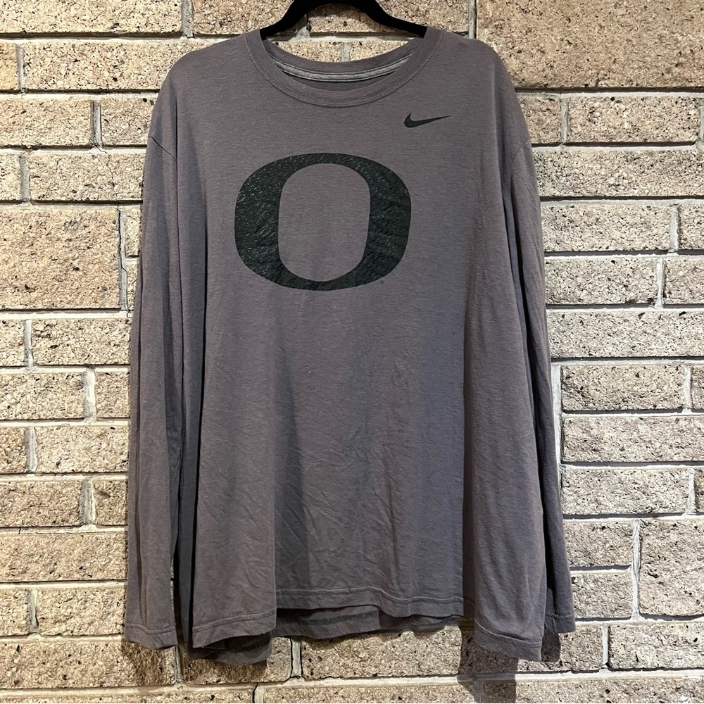 Mens Oregon Ducks Nike Long Sleeve 2XL